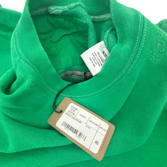 RACHEL COMEY Stanza Sweatshirt in Green Apple XS - Picture 6 of 11